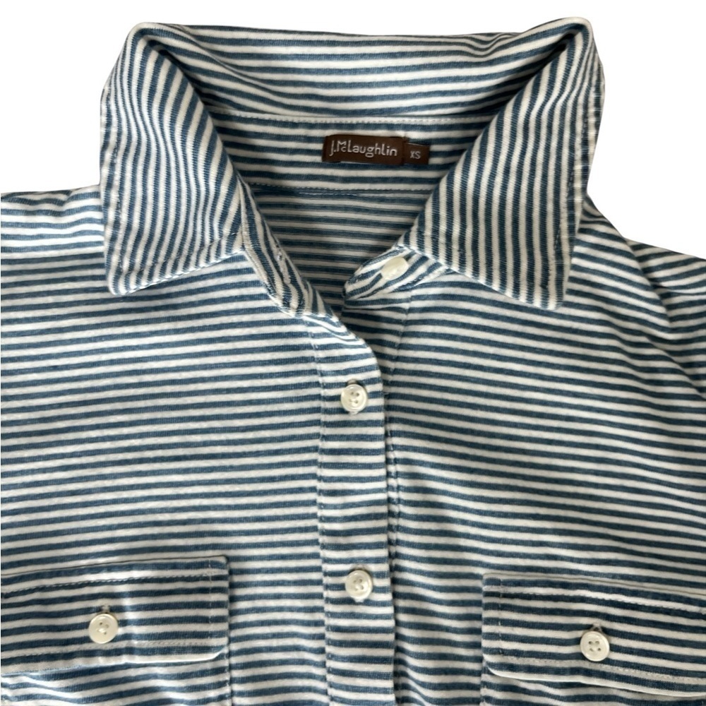 J. McLaughlin Utility Pocket Shirt Dress - Picture 3 of 8
